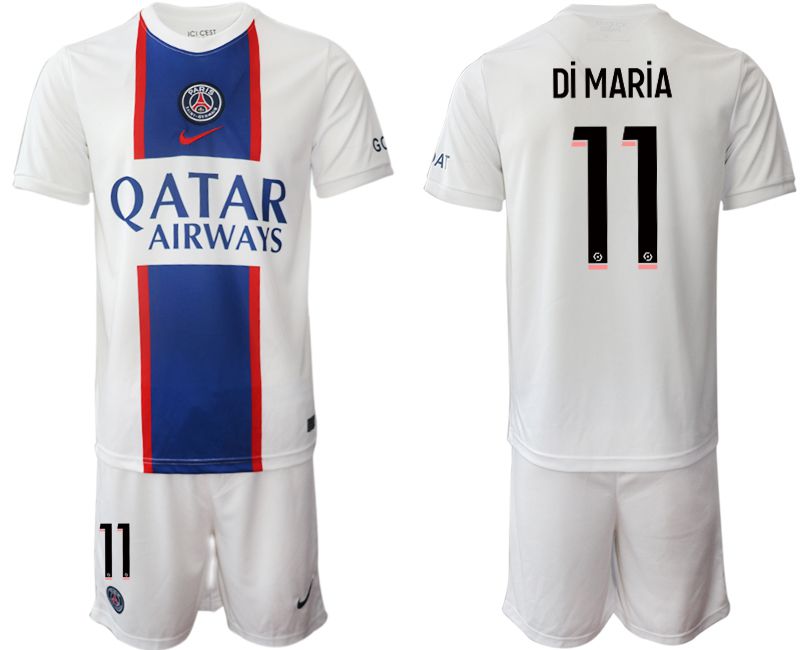 Men 2022-2023 Club Paris St German away white #11 Soccer Jerseys